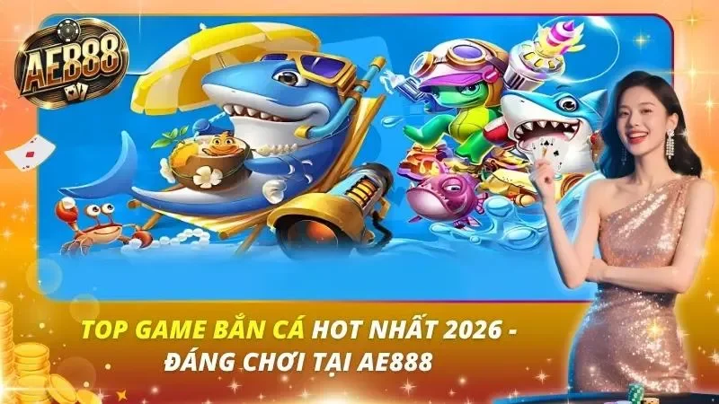 Top Game Bắn Cá Hot Nhất 2026 – Đáng chơi tại AE888 Top Game Bắn Cá Hot Nhất 2026 – Đáng chơi tại AE888
